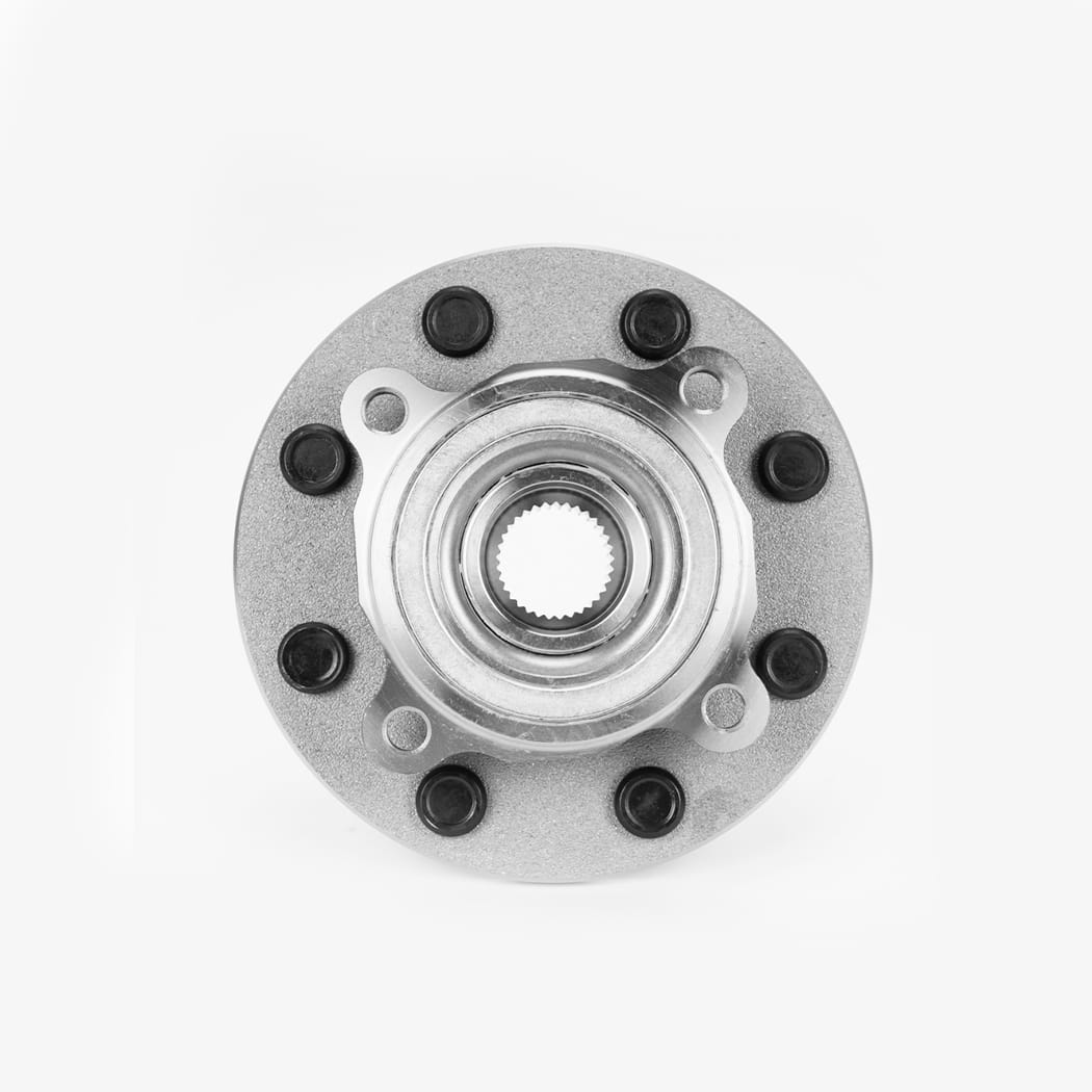 Hanhub 515062 front wheel hub at tindig na katugma sa RAM 2500 pickup, pinalitan ang HA590503 BR930503 5015456AA FW762 8-LUG