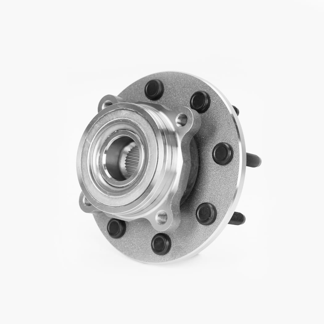 Hanhub 515062 front wheel hub at tindig na katugma sa RAM 2500 pickup, pinalitan ang HA590503 BR930503 5015456AA FW762 8-LUG